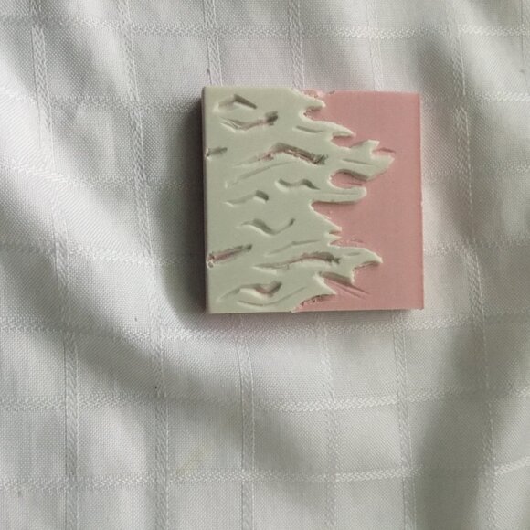 Two sides hand made rubber stamp - Picture 4 of 4